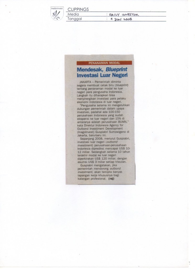 Daily Investor, 4 Juni 2008