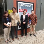Ms. Amelia Hapsari, Mr. Guspiabri Sumowigeno, Ms. Lizzy Hawkins (Director of UK Trade and Investment) and Mr. Adri Batubara