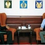 With Secretary Of Defense Juwono