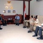 With Secretary Of Defense Juwono