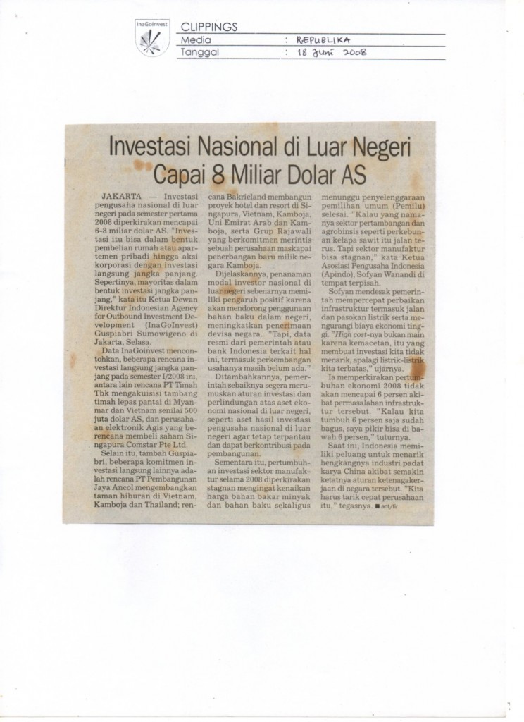 Republika, 18 Juni 2008